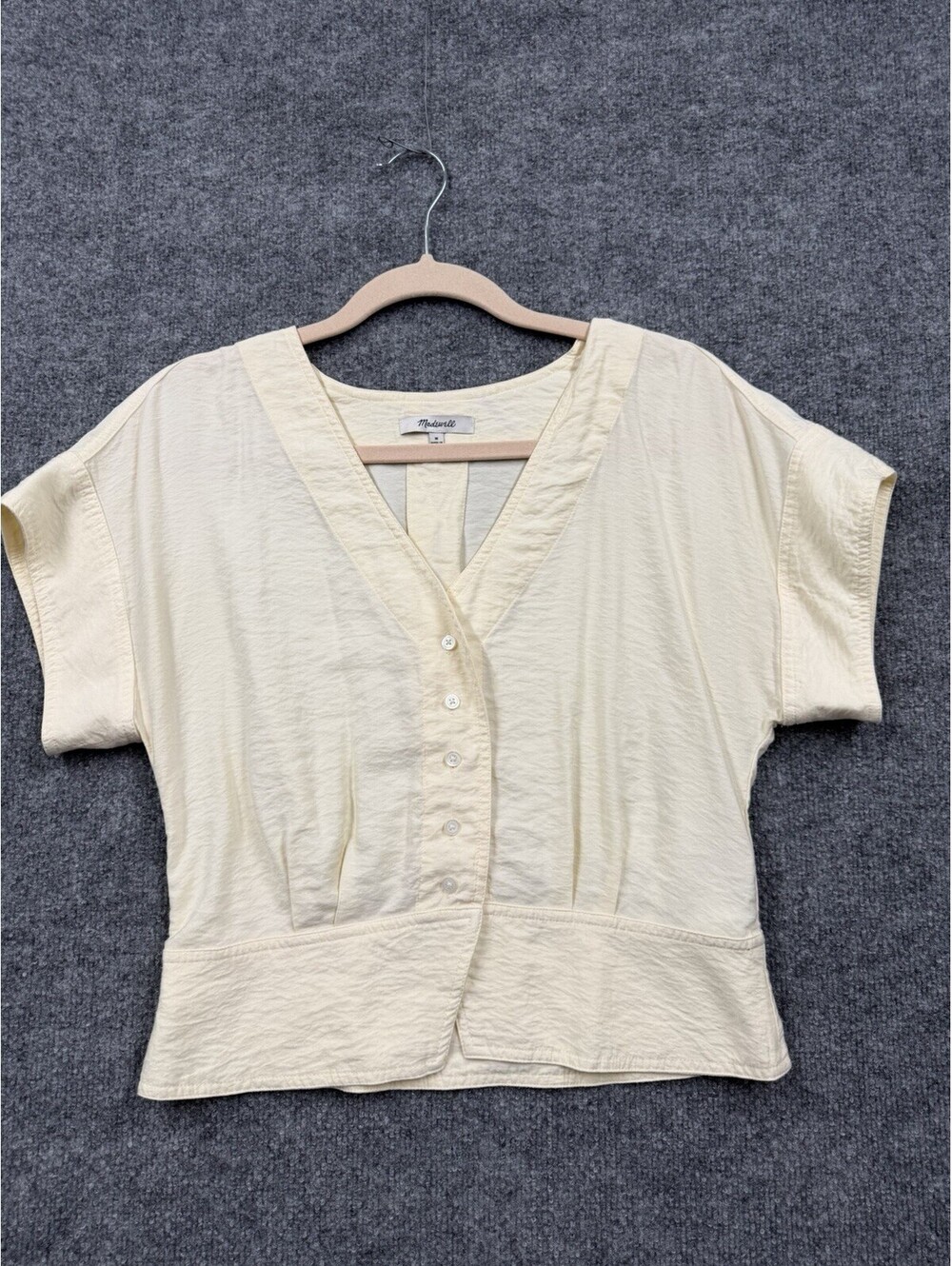 Madewell Cream Top SIze M